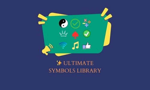 Ultimate Symbols Library